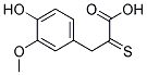 3-(4-HYDROXY-3-METHOXYPHENYL)-2-THIOXOPROPIONICACID Struktur