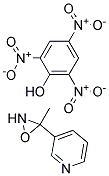 3-(3-METHYL-3-OXAZIRIDINYL)PYRIDINEPICRATE Struktur