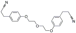 3,3'-(OXYBIS(ETHYLENEOXY-P-PHENYLENE))DIPROPIONITRILE Struktur