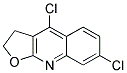 4,7-DICHLORO-2,3-DIHYDROFURO(2,3-B)QUINOLINE Struktur