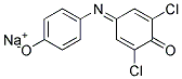 3,5-DICHLORO-N-(P-HYDROXYPHENYL)-P-BENZOQUINONE1-MONOIMINESODIUMSALT Struktur