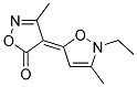 4-(2-ETHYL-3-METHYL-5(2H)-ISOXAZOLYLIDENE)-3-METHYL-5(4H)-ISOXAZOLONE Struktur