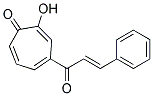 4-CINNAMOYL-2-HYDROXY-2,4,6-CYCLOHEPTATRIEN-1-ONE Struktur