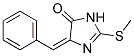 4-BENZYLIDENE-2-METHYLTHIO-2-IMIDAZOLIN-5-ONE Struktur