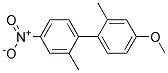 4-METHOXY-2,2'-DIMETHYL-4'-NITROBIPHENYL Struktur