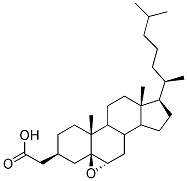 5,6A-EPOXY-5A-CHOLESTAN-3B-YLACETATE Struktur