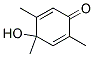 4-HYDROXY-2,4,5-TRIMETHYL-2,5-CYCLOHEXADIEN-1-ONE Struktur