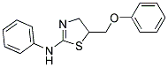 5-PHENOXYMETHYL-N-PHENYL-2-THIAZOLIN-2-AMINE Struktur