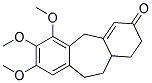 6,7,8-TRIMETHOXY-1,2,5,10,11,11A-HEXAHYDRODIBENZO(A,D)CYCLOHEPTEN-3-ONE Struktur