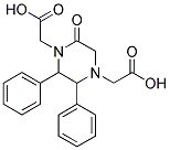 5-OXO-2,3-DIPHENYL-1,4-PIPERAZINEDIACETICACID Struktur