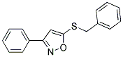 5-BENZYLTHIO-3-PHENYLISOXAZOLE Struktur