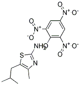 5-ISOBUTYL-4-METHYL-2-THIAZOLAMINEPICRATE Struktur