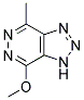 7-METHOXY-4-METHYL-1H-1,2,3-TRIAZOLO(4,5-D)PYRIDAZINE Struktur