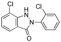 7-CHLORO-2-(O-CHLOROPHENYL)-1,2-DIHYDRO-3H-INDAZOL-3-ONE Struktur