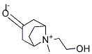 8-(2-HYDROXYETHYL)-8-METHYL-3-OXO-8-AZONIABICYCLO(3.2.1)OCTANEIODIDE Struktur