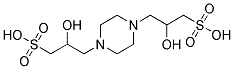 B,B'-DIHYDROXY-1,4-PIPERAZINEDIPROPANESULFONICACID Struktur