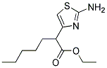 ETHYL2-(2-AMINO-4-THIAZOLYL)HEPTANOATE Struktur