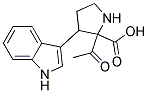 ETHYLN(A)-ACETYL-DL-TRYPTOPHANATE Struktur