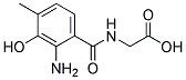 N-(2-AMINO-3-HYDROXY-4-METHYLBENZOYL)GLYCINE Struktur