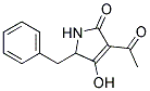 L-3-ACETYL-5-BENZYL-4-HYDROXY-3-PYRROLIN-2-ONE Struktur