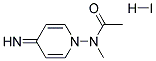 N-(4-IMINO-1,4-DIHYDRO-1-PYRIDYL)-N-METHYLACETAMIDEHYDROIODIDE Struktur