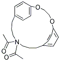 N,N'-(ETHYLENEBIS(OXY-P-PHENYLENETRIMETHYLENE))DIACETAMIDE Struktur