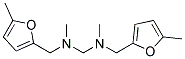 N,N'-DIMETHYL-N,N'-BIS(5-METHYLFURFURYL)METHYLENEDIAMINE Struktur