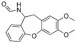 N-(2,3-DIMETHOXY-10,11-DIHYDRODIBENZ(B,F)OXEPIN-10-YL)FORMAMIDE Struktur