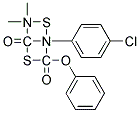 O-PHENYL2-(P-CHLOROPHENYL)-4,4-DIMETHYL-1,3-DITHIOALLOPHANATE Struktur