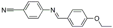 P-CYANO-N-(P-ETHOXYBENZYLIDENE)ANILINE Struktur