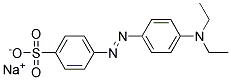 SODIUM4'-(DIETHYLAMINO)AZOBENZENE-4-SULFONATE Struktur