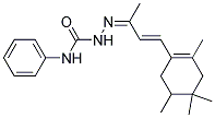 TRANS-4-(2,4,4,5-TETRAMETHYL-1-CYCLOHEXENYL)-3-BUTEN-2-ONE4-PHENYLSEMICARBAZONE Struktur