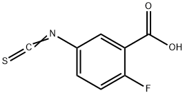 3-Carboxy-4-fluorophenylisothiocyanate Struktur