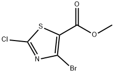 Methyl4-bromo-2-chlorothiazole-5-carboxylate Struktur