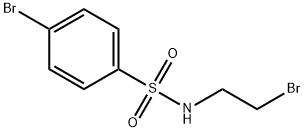 4-Bromo-N-(2-bromo-ethyl)-benzenesulfonamide Struktur