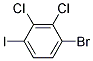 4-Bromo-2,3-dichloroiodobenzene Struktur