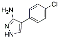 4-(4-Chlorophenyl)-1H-pyrazol-3-ylamine Struktur