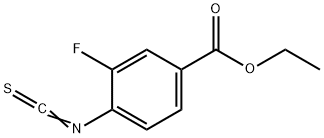 4-Ethoxycarbonyl-2-fluorophenylisothiocyanate Struktur