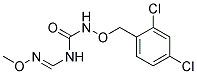 (E)-N-(2,4-Dichlorobenzyloxycarbamoyl)-N'-methoxyformimidamide Struktur