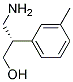 (S)-3-M-TOLYL-BETA-ALANINOL
 Struktur