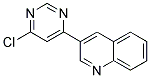 3-(6-Chloro-pyrimidin-4-yl)-quinoline Struktur