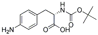 (2S)-3-(4-aminophenyl)-2-[(tert-butoxycarbonyl)amino]propanoic acid Struktur