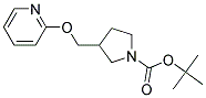 3-(Pyridin-2-yloxymethyl)-pyrrolidine-1-carboxylic acid tert-butyl ester Struktur