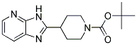 tert-butyl 4-(3H-imidazo[4,5-b]pyridin-2-yl)piperidine-1-carboxylate Struktur