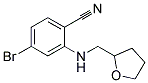 4-Bromo-2-[(tetrahydro-furan-2-ylmethyl)-amino]-benzonitrile Struktur