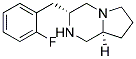 (3R,8aS)-3-(2-fluorobenzyl)octahydropyrrolo[1,2-a]pyrazine Struktur