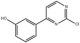 3-(2-Chloro-pyrimidin-4-yl)-phenol Struktur