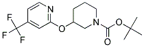 3-(4-Trifluoromethyl-pyridin-2-yloxy)-piperidine-1-carboxylic acid tert-butyl ester Struktur