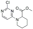 methyl 1-(2-chloropyrimidin-4-yl)piperidine-2-carboxylate Struktur