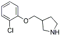 3-(2-Chloro-phenoxymethyl)-pyrrolidine Struktur